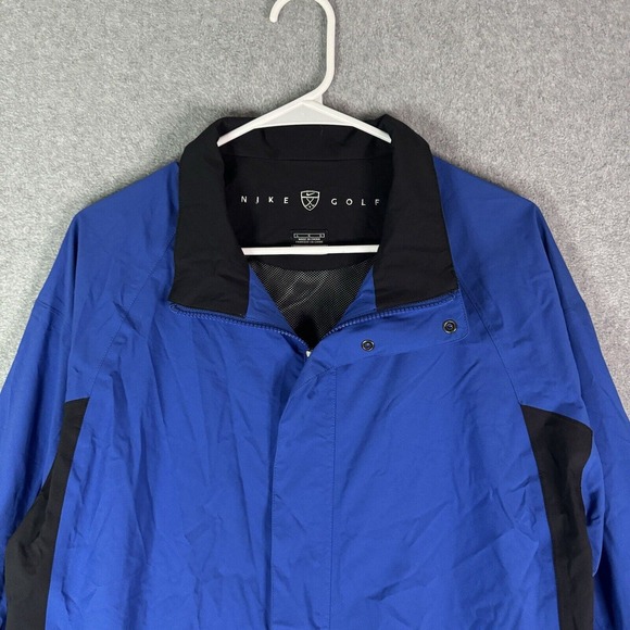 Nike Golf Storm Fit Jacket Adult Large Blue Full Zip Windbreaker Coat Mens - Picture 2 of 12